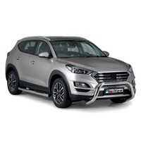 FrontbüGel FrontschutzbüGel FüR Hyundai Tucson 2018-2021 ø76Mm Stahl Silber