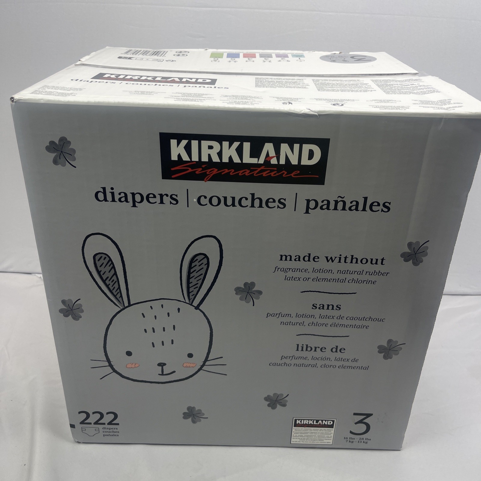 S Size 3 (16-28 Lbs) 222 Count - New & Sealed