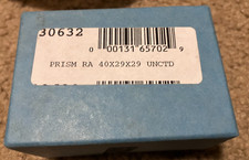 BLEMISHED EDMUND INDUSTRIAL OPTICS 30632 000131657029 Prism RA 40X29X29 Unctd