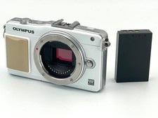  Excellent  OLYMPUS PEN mini E-PM2 White Mirrorless Digital Camera w/ Battery