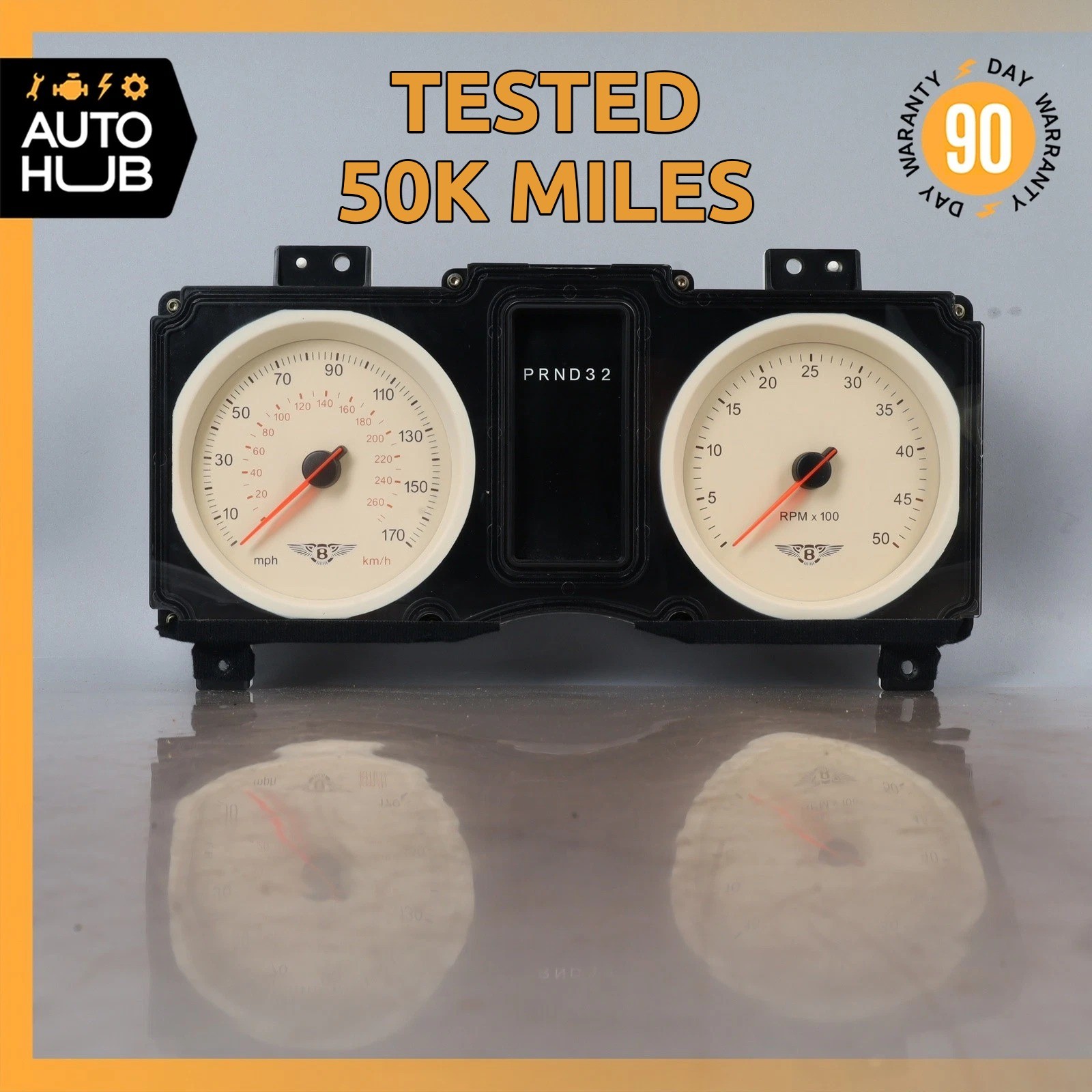 Bentley Arnage Le Mans Series 2000-2002 Instrument cluster Red