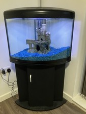 AQUA ONE corner Fish Tank. 100L. Good Used Cond With Accessories