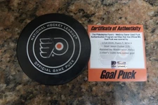 Jason Zucker game goal scored used puck Minnesota Wild NHL 1-14-19  Flyers