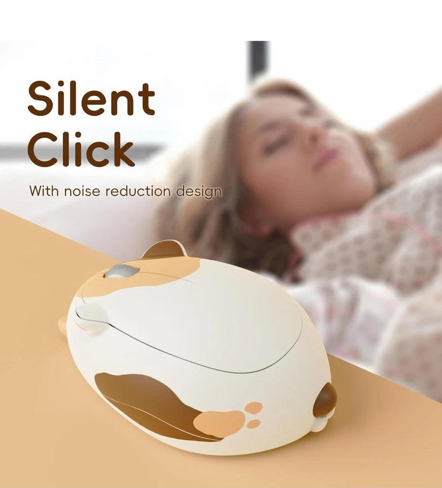 Akko Ragdoll Cat 2.4GHz Wireless Mouse – Cute Cartoon USB PC Laptop Mouse - Image 3 of 4