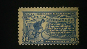 U S Stamps Scott E10 ten cent special delivery mint cv 350.00