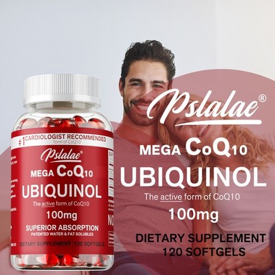 Mega CoQ10 Ubiquinol 100 Mg Herz- Und Herz-Kreislauf-Gesundheit,steigert Energie