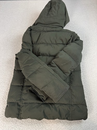 Suitsupply Down Coat Color Green Size 36 Hooded Puffer Gently Used *FLAW* - Picture 2 of 13