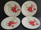 VINTAGE 1982 BLOCK SPAL PORTUGAL POINSETTIA MARY GOERTZEN DINNER PLATE 10 3/8".. — photo 1