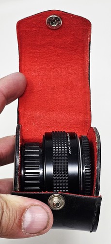 Vivitar MC Tele Converter 2X Lens Made in Japan for Minolta with Case & Caps
