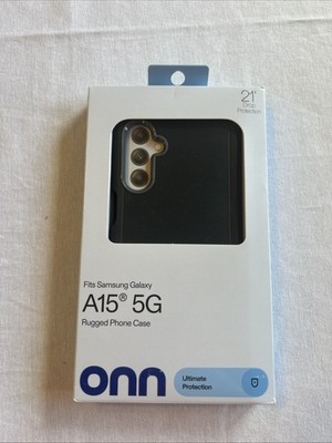 ONN Samsung Galaxy A15 5G Dual Layer Protective Grip Case 21' Drop Protection