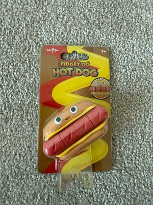 Brandneu - Toy Mania - Fidget Go Essen Snack sensorisches Spielzeug Hot Dog Stressabbau