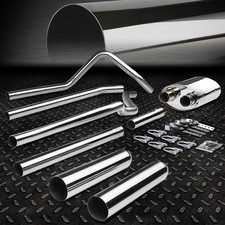 3.5" ROLLED MUFFLER TIP CATBACK EXHAUST SYSTEM FOR 04-08 FORD F150 4.6/5.4 V8