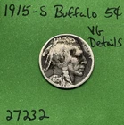 1915-S Buffalo 🦬 Indian Head Nickel 5c Vg Very Good Details US Coin