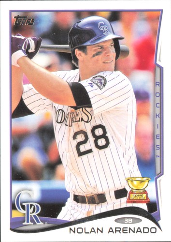 Nolan Arenado [Gold] #275 2014 Topps card