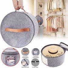 Hutschachtel Rund Hut Aufbewahrungsbox 17" Reise Hut Organizer Box mit Deckel