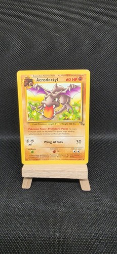 Pokemon TCG Aerodactyl Fossil Card 16/62 Non-Holo Moderately Played WOTC Vintage