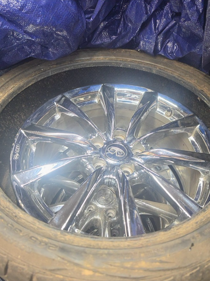 G37 Wheels 18 Inch Enkei 10 Spoke OEM Chrome G35 370z Q50 | eBay