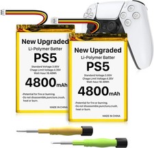 2 pcs 4800mAh LIP1708 Battery For Sony PlayStation 5 PS5 DualSense Controller