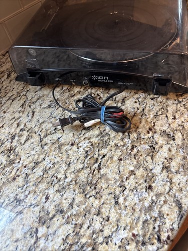 ION Profile Pro USB Turntable w/Input . Works Great! Needs Hinges & Needle - Picture 9 of 11