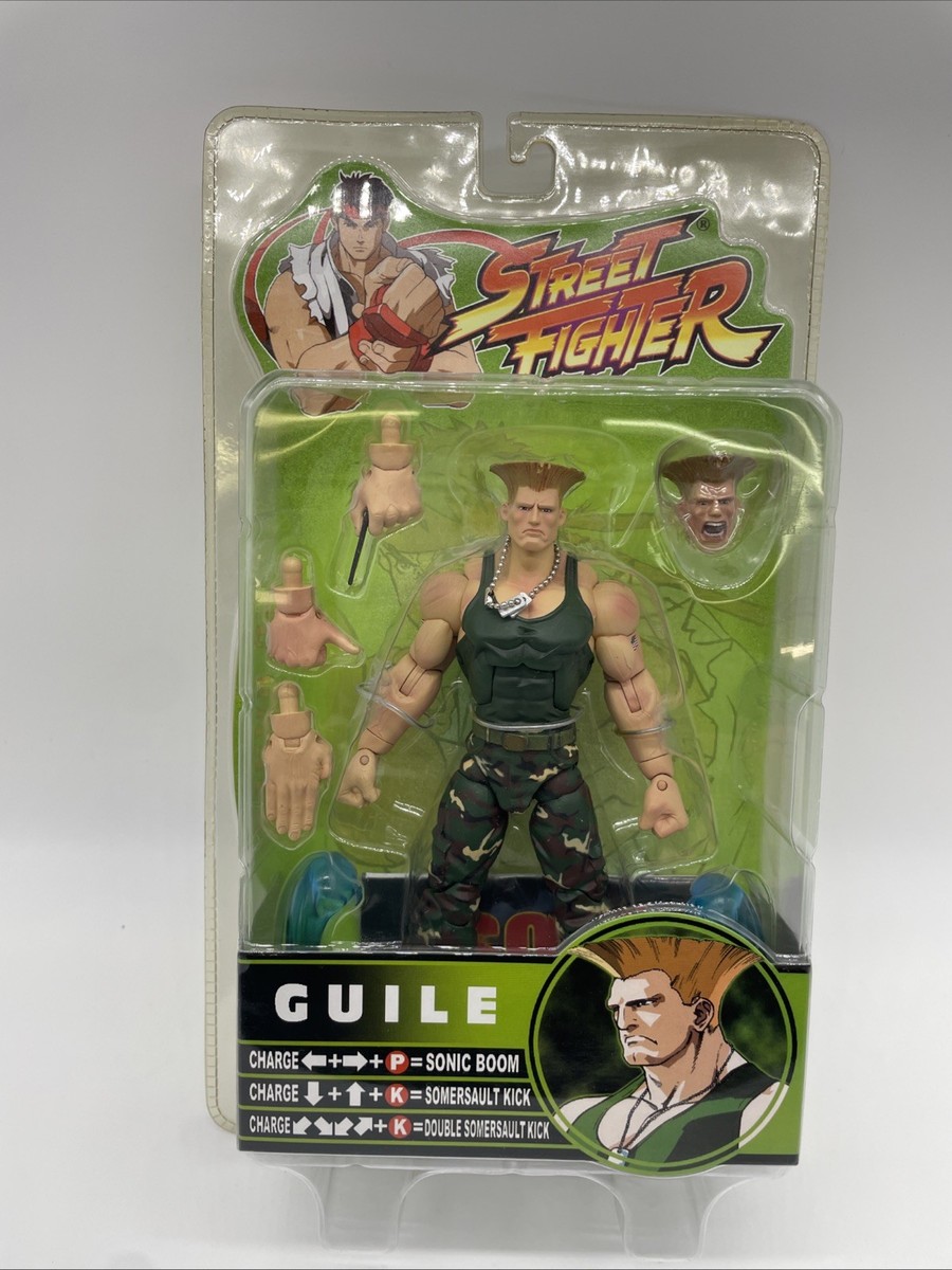 Street Fighter Round 3 GUILE Action Figure SOTA Toys 2005 Capcom