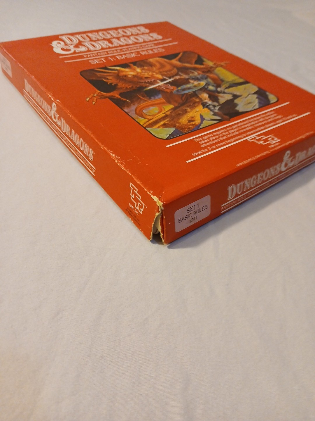 Dungeons & Dragons Basic Rules Boxed Set BECMI Fair Condition 