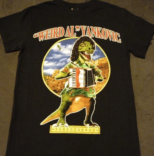 Unisex Weird Al Yankovic Yankosaurus Tee Cotton Unisex Shirt AN056
