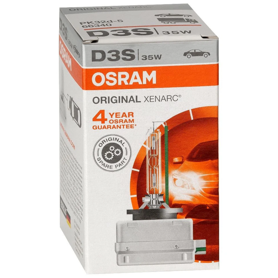 Duo Set Osram D3S Xenon Brenner Xenarc 66340 42V 35W PK32d-5 - Bild 3 von 4