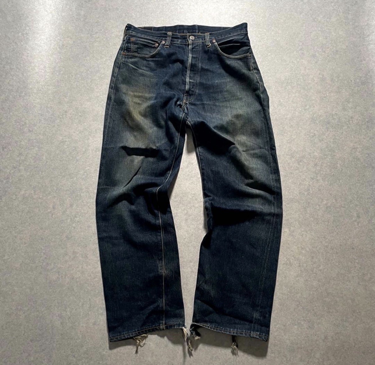 Levi's LVC 501XX 1955 Era 555 Selvedge Big E W34 L36 Made in USA Indigo 