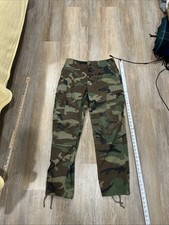 Camouflage military Bdu Pants Size Medium Long woodland
