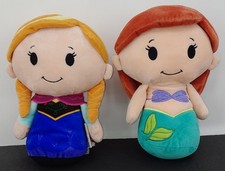 Hallmark Itty Bittys Biggys Anna And Ariel 11" Plush Frozen The Little Mermaid