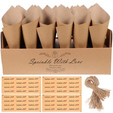 1 Set of Party Confetti Cones Box Bouquet Wedding Confetti Cones Holder