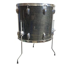 Ludwig Classic Series Charcoal Shadow Black 18x16 Floor Tom Drum