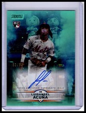 2025 Stadium Club #SCBA-LA Luisangel Acuña Base Autographs Teal Foil /99