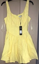 Fashion Nova Yellow' Sleeveless Fit & Flare Dress!Accepting Offers/Bundle Deals!