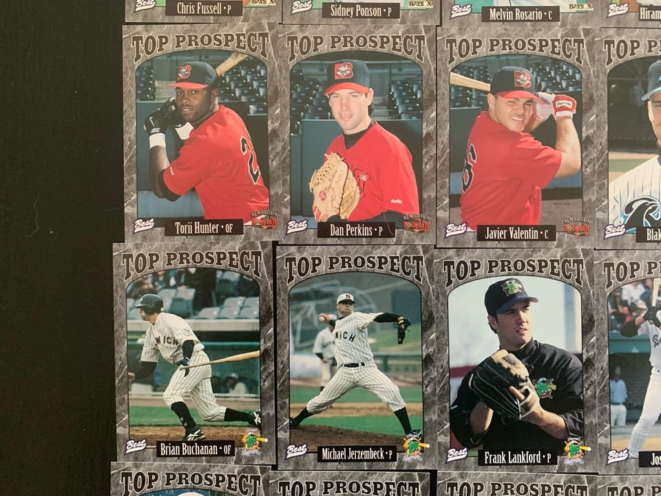 1997 Best Eastern League Top Prospects Set #1-31 Torii Hunter, Mark Kotsay ++ Foto 4 de 4