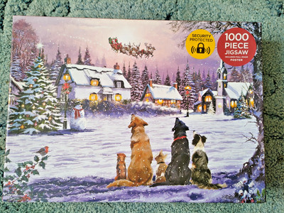 Winter Scene 1000 piece puzzle ''Magic in the Air'' New and sealed 68.5 x 49 cm