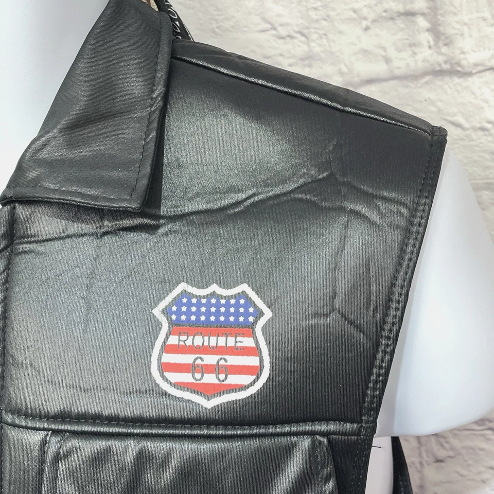 California Costumes Small Biker Vest with Cap Handkerchief & Sleeve Halloween - Image 4 of 4