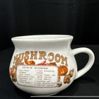 Vintage National Potteries Soup Recipe Mugs Set of 2 Mushroom / Onion Cleveland — photo 6