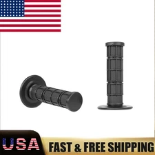 2x Soft Rubber 7/8" & 1" Handlebar Hand Grips Universal Fit Dirt 7/8" Handlebar