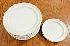 CHOICE SETS:  Mikasa FRENCH COUNTRYSIDE Scalloped  DINNER or SALAD PLATES F9000