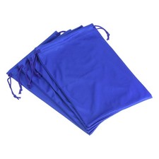4 Pack Ski Goggle Bag Microfiber Snow Goggles Case Drawstring Pouch Blue