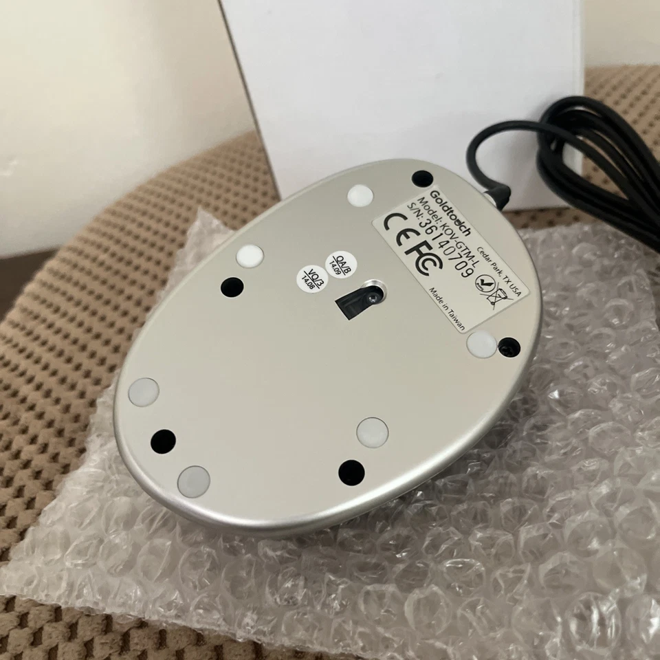 Goldtouch Comfort Ergonomic Optical USB Mouse, Left Handed- New   - Image 3 of 4