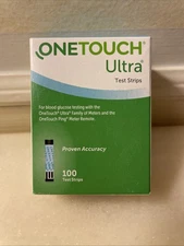 New Sealed AUTH. ONE TOUCH Ultra Blue 100  Test Strips Exp 11/23 SALE