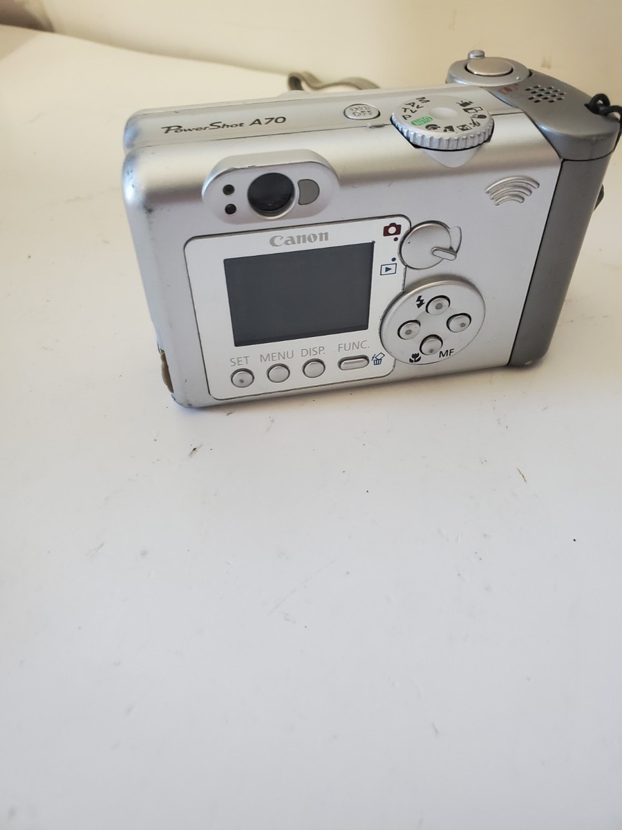 Canon PowerShot A70 Digital Camera 3.2MP FOR PARTS | eBay