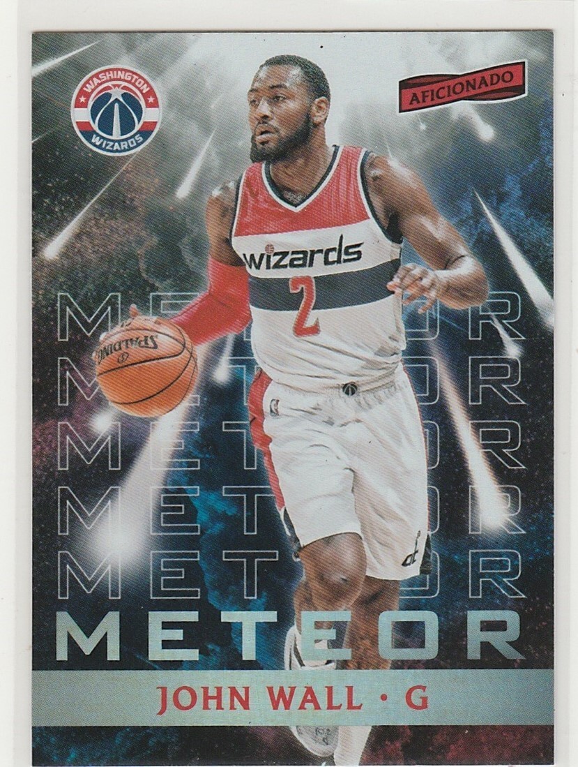 JOHN WALL 2016-17 PANINI AFICIONADO METEOR SP CASE HIT INSERT #7