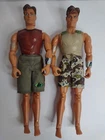 Vintage 1998 Mattel Max Steel (GI Joe Style) 12" Doll Action Figure Lot Of 2