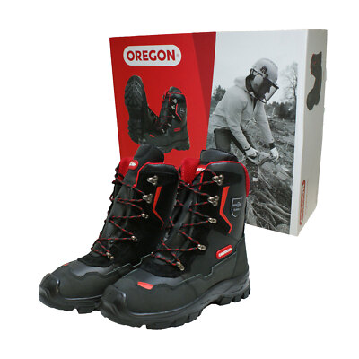 Oregon Yukon Schnittschutz Stiefel Grösse 42 Forst Leder Class1 S2 EN ISO