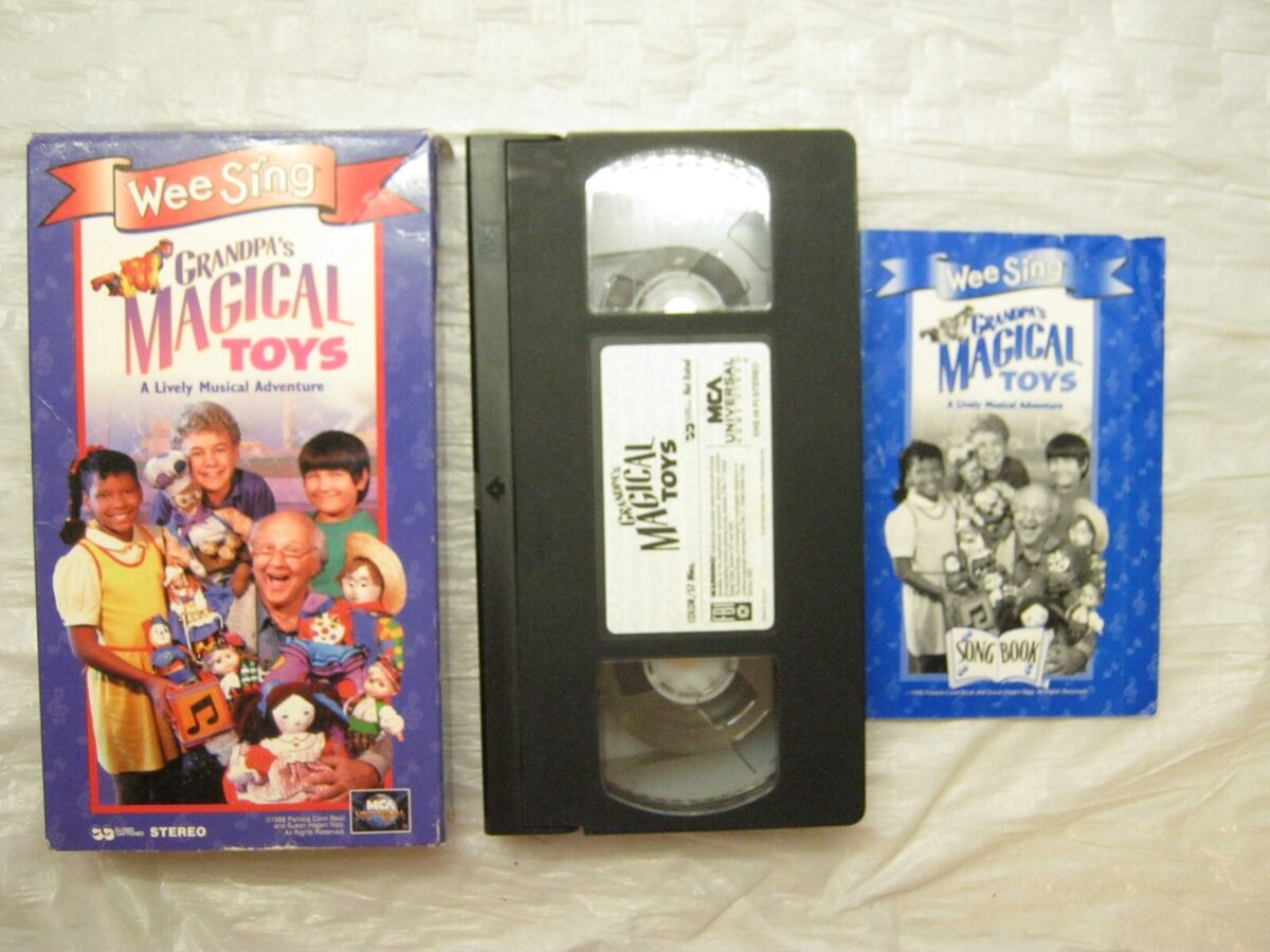 Wee Sing VHS Grandpa's Magical Toys A Lively Musical Wee Sing VHS Grandpa's Magical Toys A Lively Musical