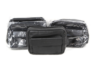 Lot of 5 Pentax Leather Camera /Tool / Cosmetic / Toiletries / Hobby Cases