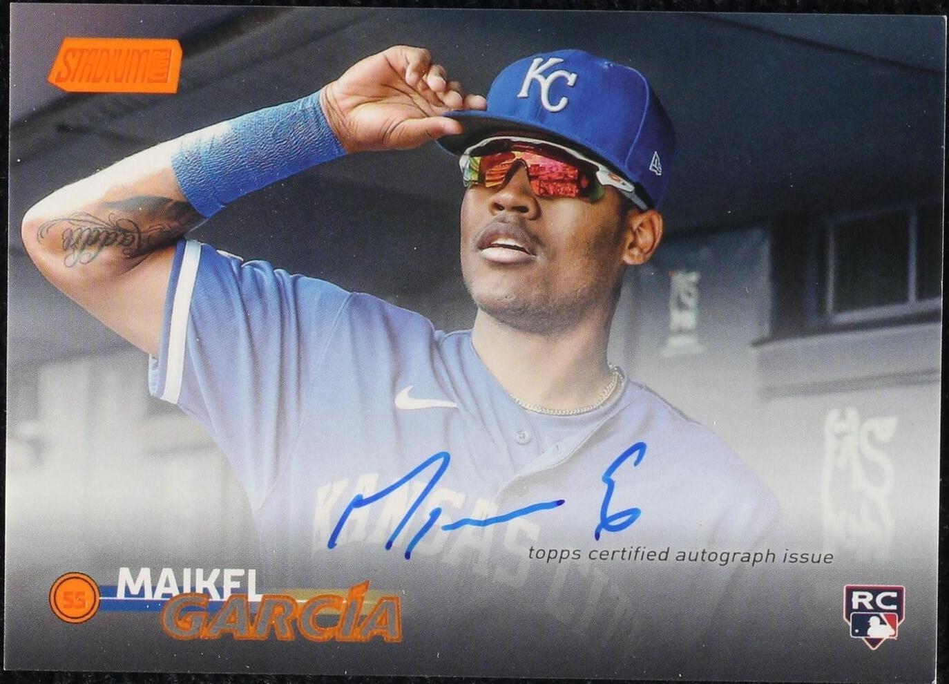 2023 Topps Stadium Club - Maikel Garcia #SCBA-MG for sale | eBay